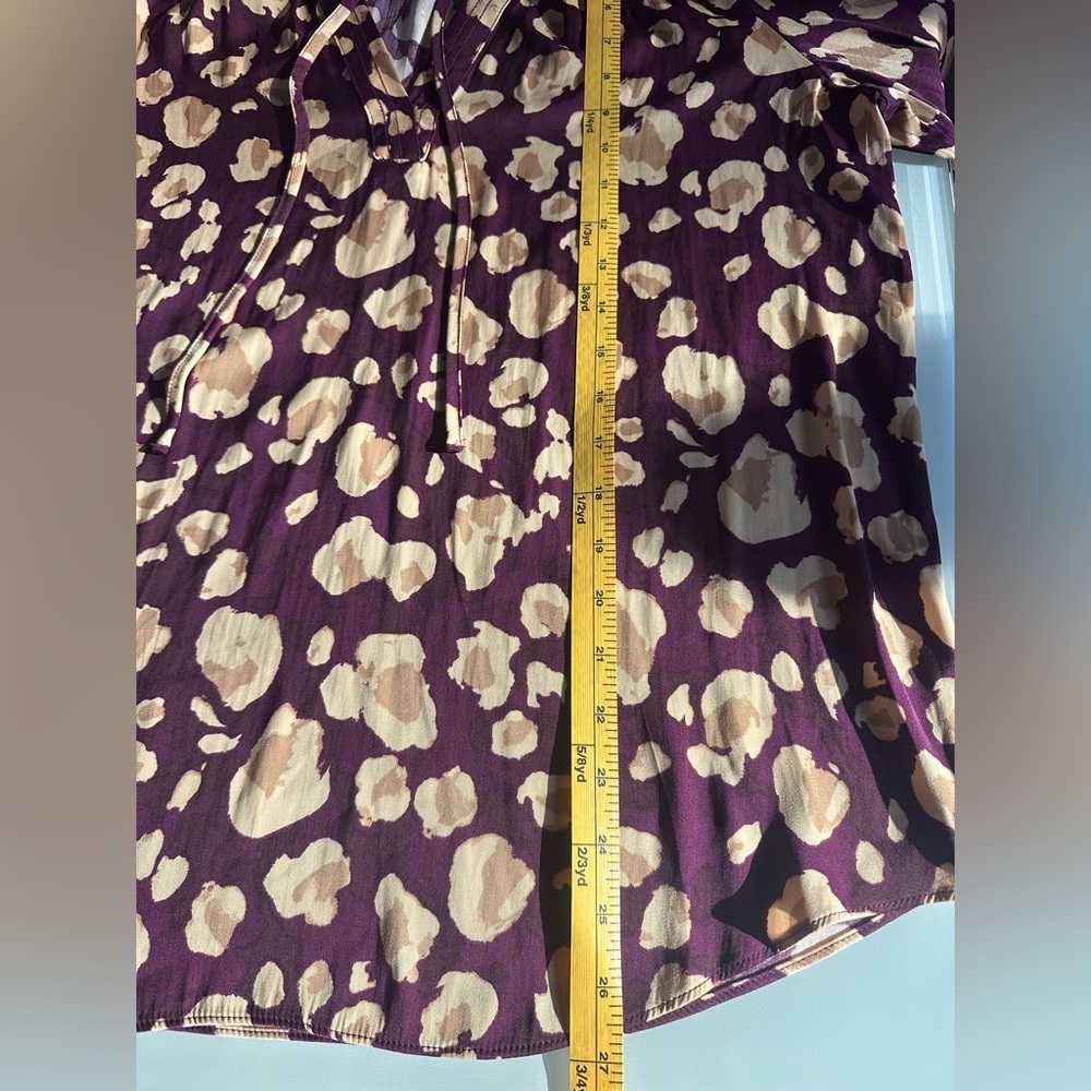 Nine West Leopard Patterned Blouse - Picture 6 of 12